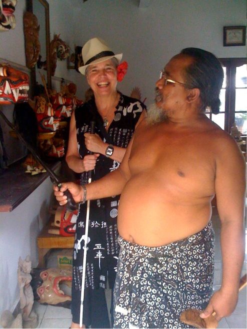 vicki in bali